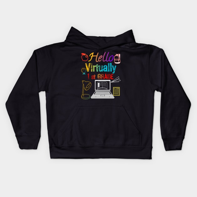 Teachers can do Virtually Anything Cute graphic Kids Hoodie by FouadBelbachir46